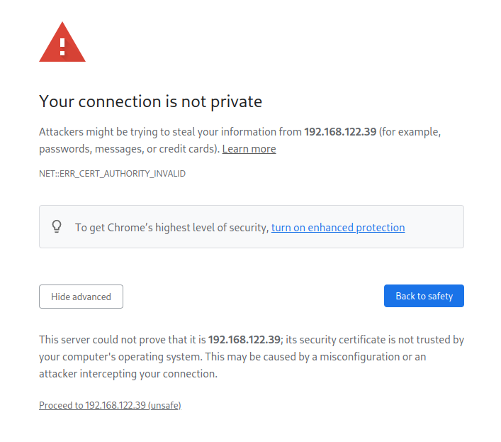 HTTPS Connection Proxmox